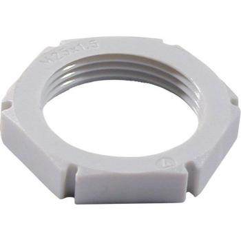 Polyamide M63 Locknut – Silver Grey (Wiska 10062719)