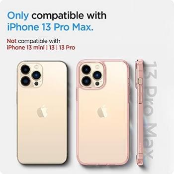 Funda Ultra Híbrida Rosa para iPhone 13 Pro MAX de Spigen