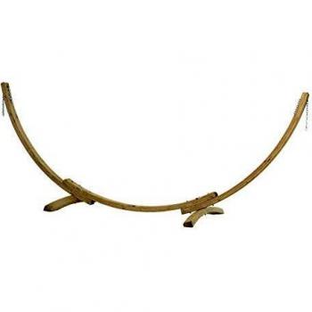 Support en Bois Naturel pour Hamac Amazonas Apollo