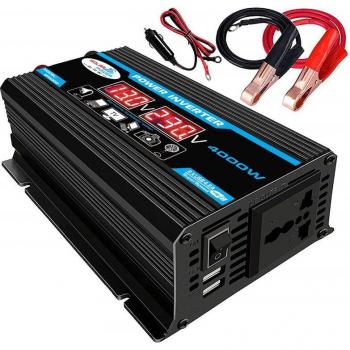 Transformateur Mobile SinePower 12 → 220 / 110 V