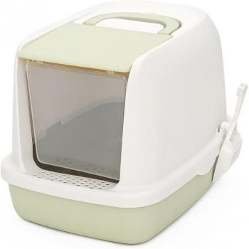 Récipient fermé pour la litière féline