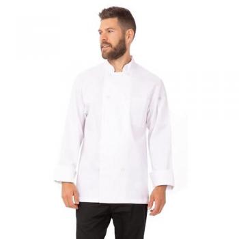 Unisex Le Mans Chef’s White Jacket, Size L