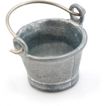 Pretend Play Miniature Water Bucket 1:12 Fairy Home Kitchen