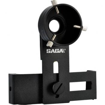 Adjustable 24-49mm Phone Clip Mount for Telescopes and Microscopes