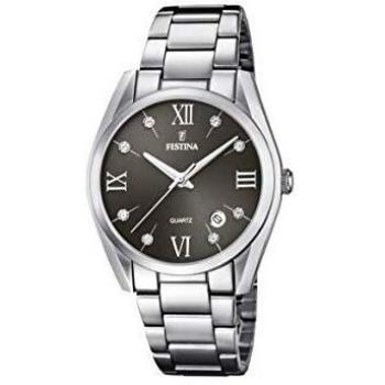 Orologio Festina Boyfriend F16790/f Nero Cinturino In Acciaio, Donna