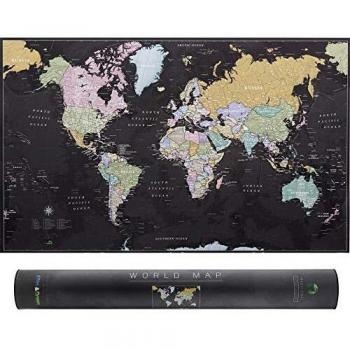 Vintage World Map Canvas