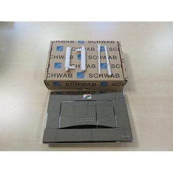 Placca Doppio Flusso Schwb Cromo 198 – Accessorio Sanità