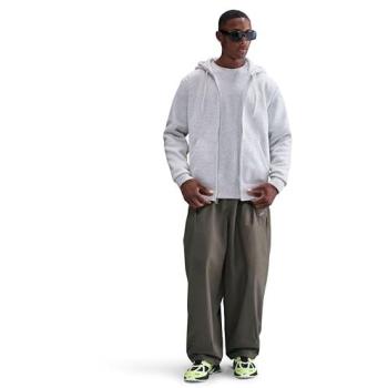 Purple Cotton Jersey Men’s Nike Fleece Hoodie, Size Large – Full Zip
