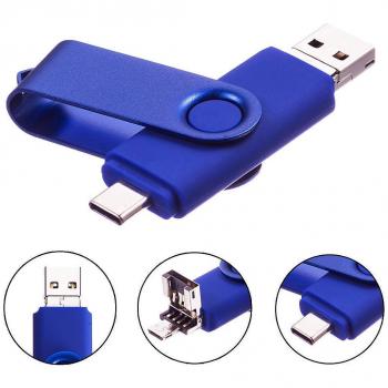Clé USB 32Go 3 en 1 Pivotant Type-C Micro USB USB 2.0