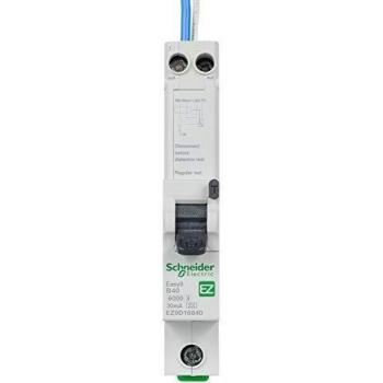 Schneider Easy9 40A B Curve Residual Circuit Breaker
