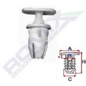 ROMIX Clip, enjoliveur A82026 MERCEDES-BENZ