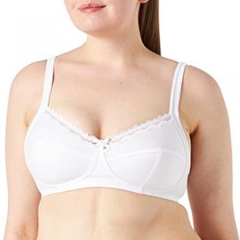 White 34C Comfortable Cotton Wireless Bra