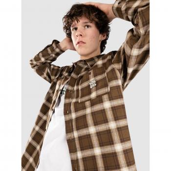 Camicia Brushed Empyre Marrone Flannel