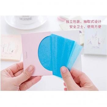 100 Count Flax Linen Makeup Oil Absorbers