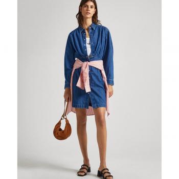 Julie Pépe Jeans – Robe Casuelle, Bleu, M