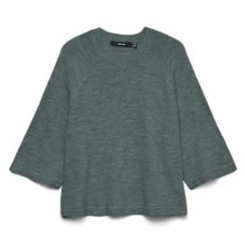 Vero Moda „Loose Fit“ Pullover VMLEFILE 3/4 O‑Neck