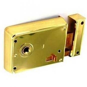 S1839 Brass Gold Rim Locking Latch
