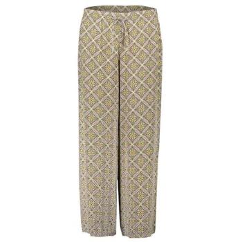 Palazzo-Style-Hose für Damen – Gummizug, 100 % Viskose, Größe 34