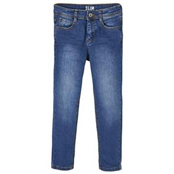 VertbauDet Wide Hip Boys 10-12 Years Denim Blue Waterless Slim Jeans
