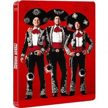 Three Amigos! Blu-ray Steelbook UK Embossed Zavvi