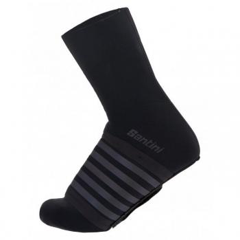 Cubrezapatillas Santini Neo Shield Negro, material resistente al agua