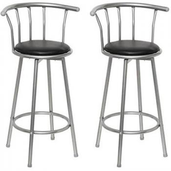 Tabouret de salon en cuir artificiel