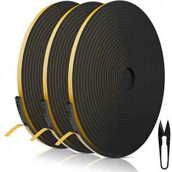 RATEL Self-Adhesive Foam Seal Strip 6mm x 3mm x 18m