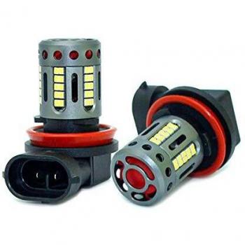 CARALL Lampada Led 12V 21W Canbus Bianco 6000K Fendinebbia