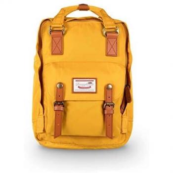 Doughnut Rucksack Macaroon, senfgelb, 16 l für Damen