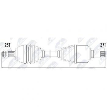 NTY NPW‑ME‑017 PowerDrive Shaft