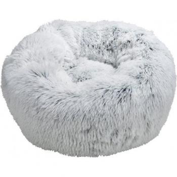 Nappe de Détente pour Animaux – Coussin Rond Blanc 55x25 cm