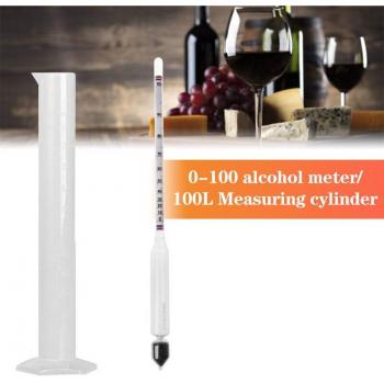 Vintage Brew Tester Set – 4 Hydrometers + Thermometer