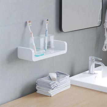 Badezimmerregal mit Saugfunktion, selbstklebendes Design