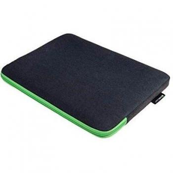 Gecko 13 Laptop Sleeve – Farbverlauf Grau/Grün, Reißverschluss