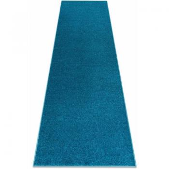 Tapis de couloir Eton 898 Turquois Bleu 100 x 430 cm