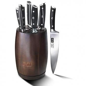 Küchenmesser‑Set mit Messerschärferstahl