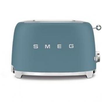 Smeg Toaster Edelstahl Storm Blue matt TSF01SBMEU
