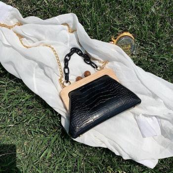 Luxury Crocodile Chain Messenger Bag