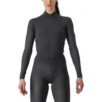 Castelli Bandito Wool Langarm Funktionsunterhemd für Frauen Schwarz