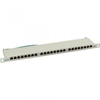 Patch Panel Cat.6 da 24 Porte, InLine 21720, Lunghezza 48.26 cm, Altezza 19'' x Larghezza 0.5'', Colore Nero