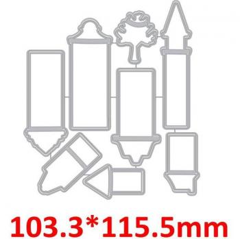 QWELL Urban Architecture Cut-Outs & Clear Stamp Collection – Pack Bricolage 2022
