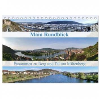 Main Rundblick 2024 DIN A5 quer Tischkalender
