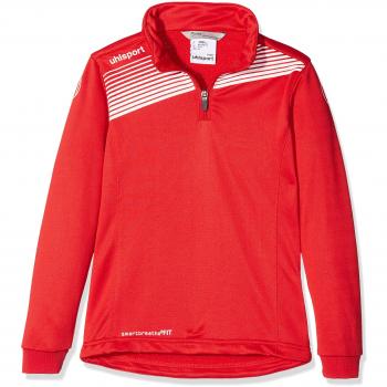 Uhlsport 100213401 Sweat-Shirt Mixte Enfant, Rouge/Blanc, FR : XXS
