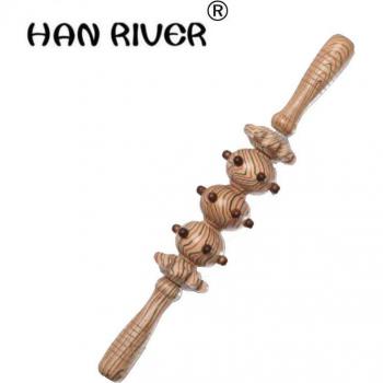 High-Density Ecru Massage Stick for Back and Neck