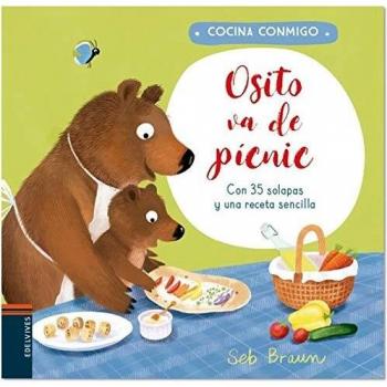 Osito va de pícnic: Con 35 solapas y una receta sencilla: 2