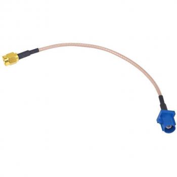 2 Stück GPS Antenne Verlängerungskabel Fakra C zu SMA männlich RG316 15 cm