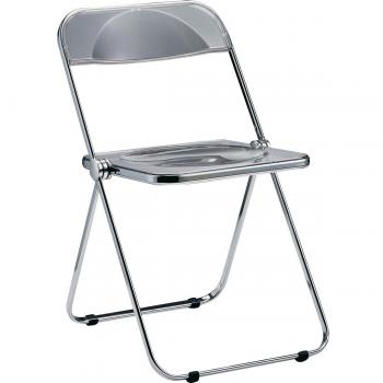 Stahlklappenstuhl „Plia“ – 47 x 75 x 50 cm, verchromt
