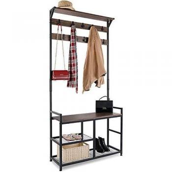 Leader Accessories 183CM Coat Tree with 9 Hooks
