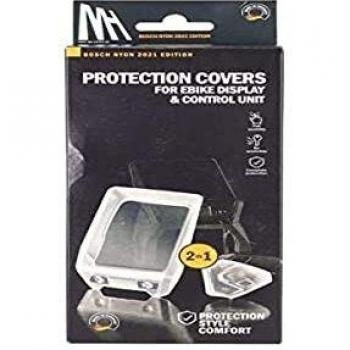 Complete Shielding Set: Remote Control + Screen Protector for Bosch Kiox Gen1 2021 (White)