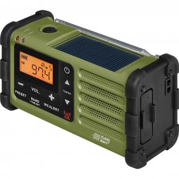 Sangean Green-Black Emergency Alert Radio
